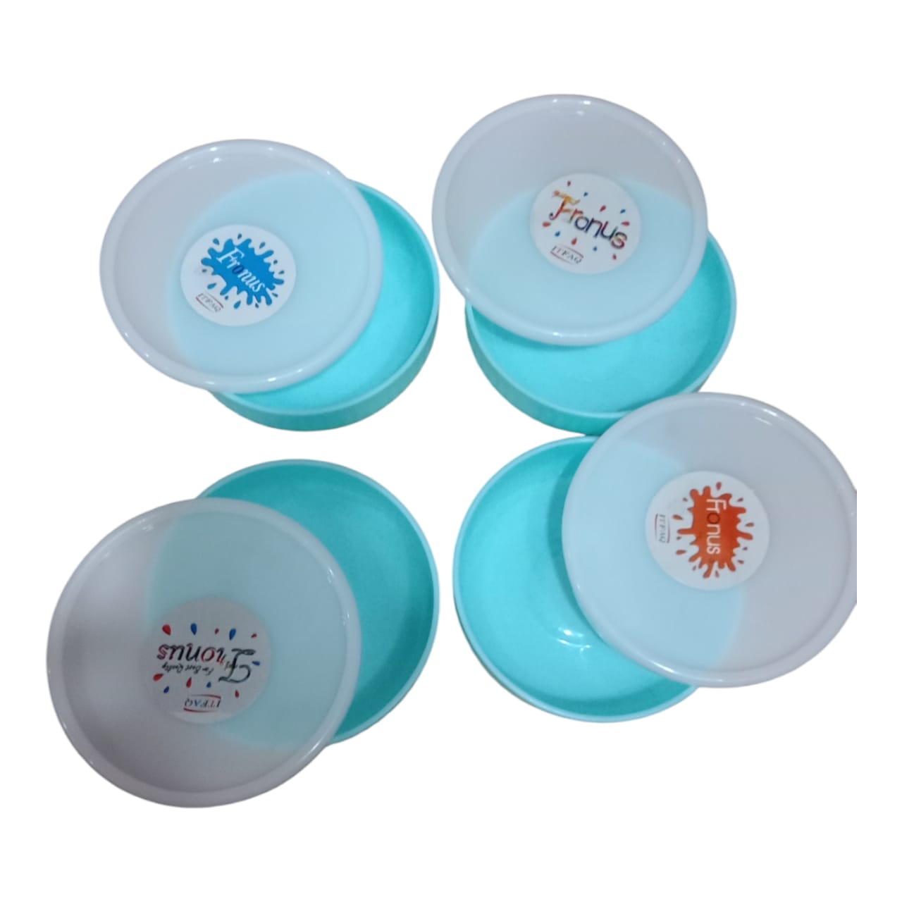 Durable & Stylish 4-Piece Round Bowl Set of 4.5 inch- Round plastic small bowl set