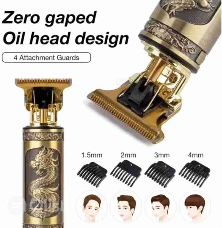 Vintage T9 Metal Hair Trimmer – Professional Cordless Clipper for Men’s Hair & Beard