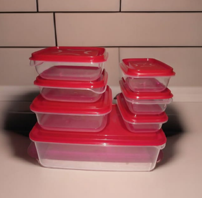 7 Pieces Food Storage Containers - pack of 7 food containers set of 7 containers