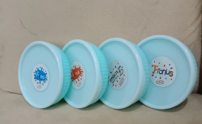 Durable & Stylish 4-Piece Round Bowl Set of 4.5 inch- Round plastic small bowl set
