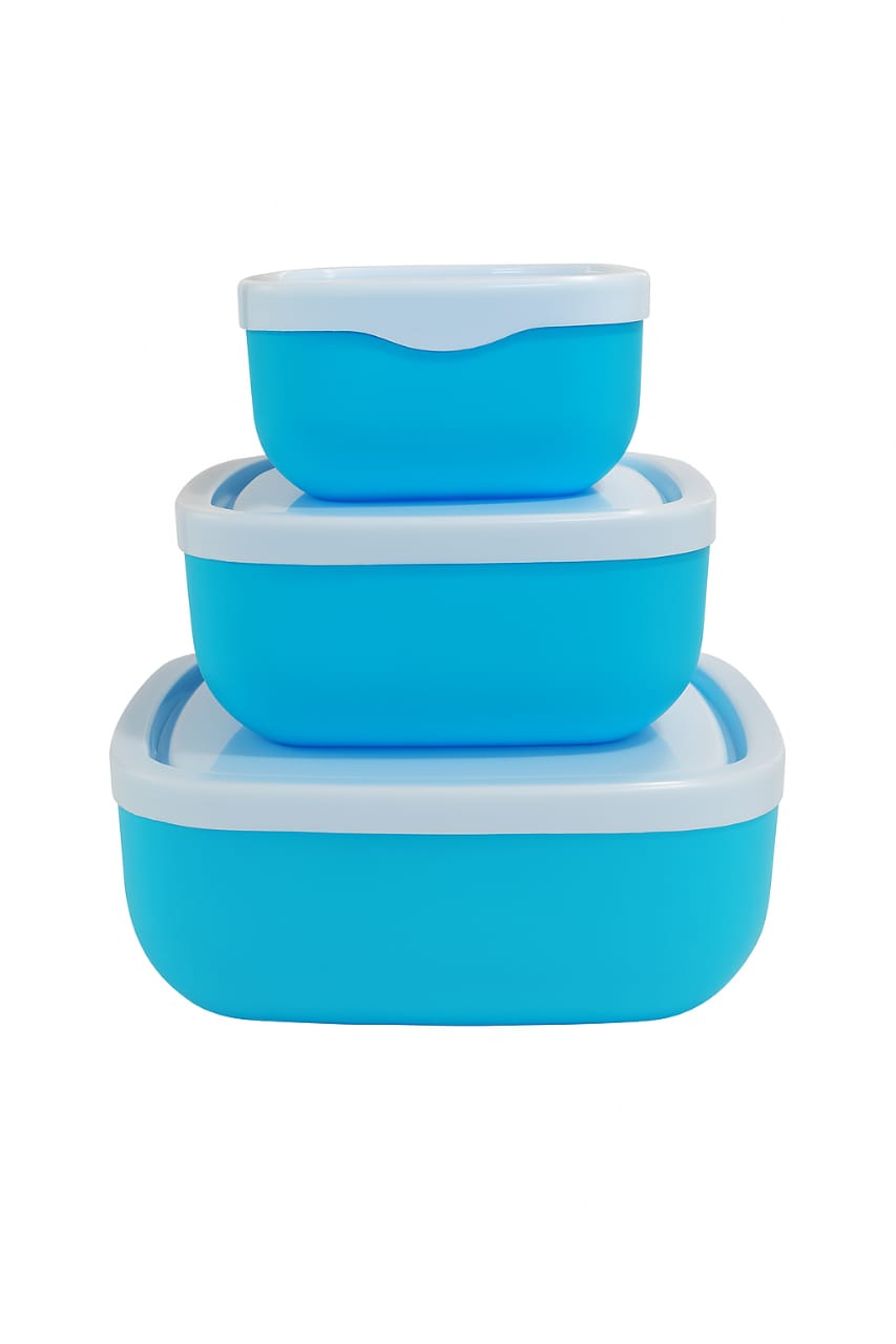 3 in 1 splash plastic bowl set