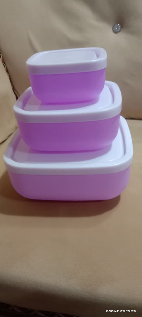 3 in 1 splash plastic bowl set