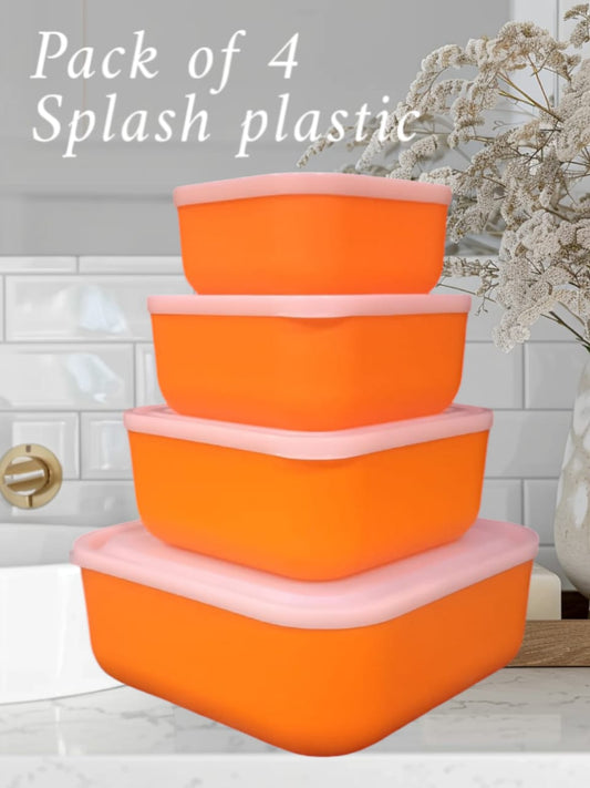 Pack of 4 splash plastic set