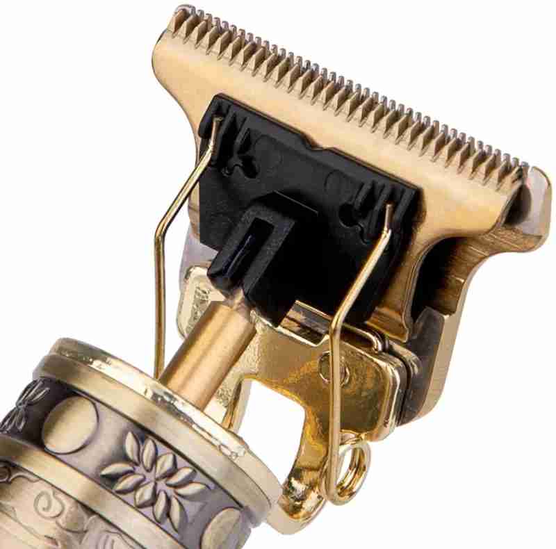 Vintage T9 Metal Hair Trimmer – Professional Cordless Clipper for Men’s Hair & Beard