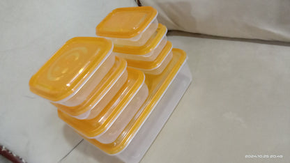 7 Pieces Food Storage Containers - pack of 7 food containers set of 7 containers