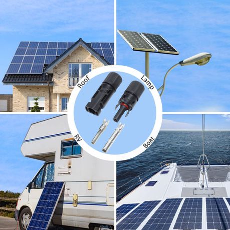 1 pair of  mc4 solar Connector
-  solar mc4  connectors in pure copper